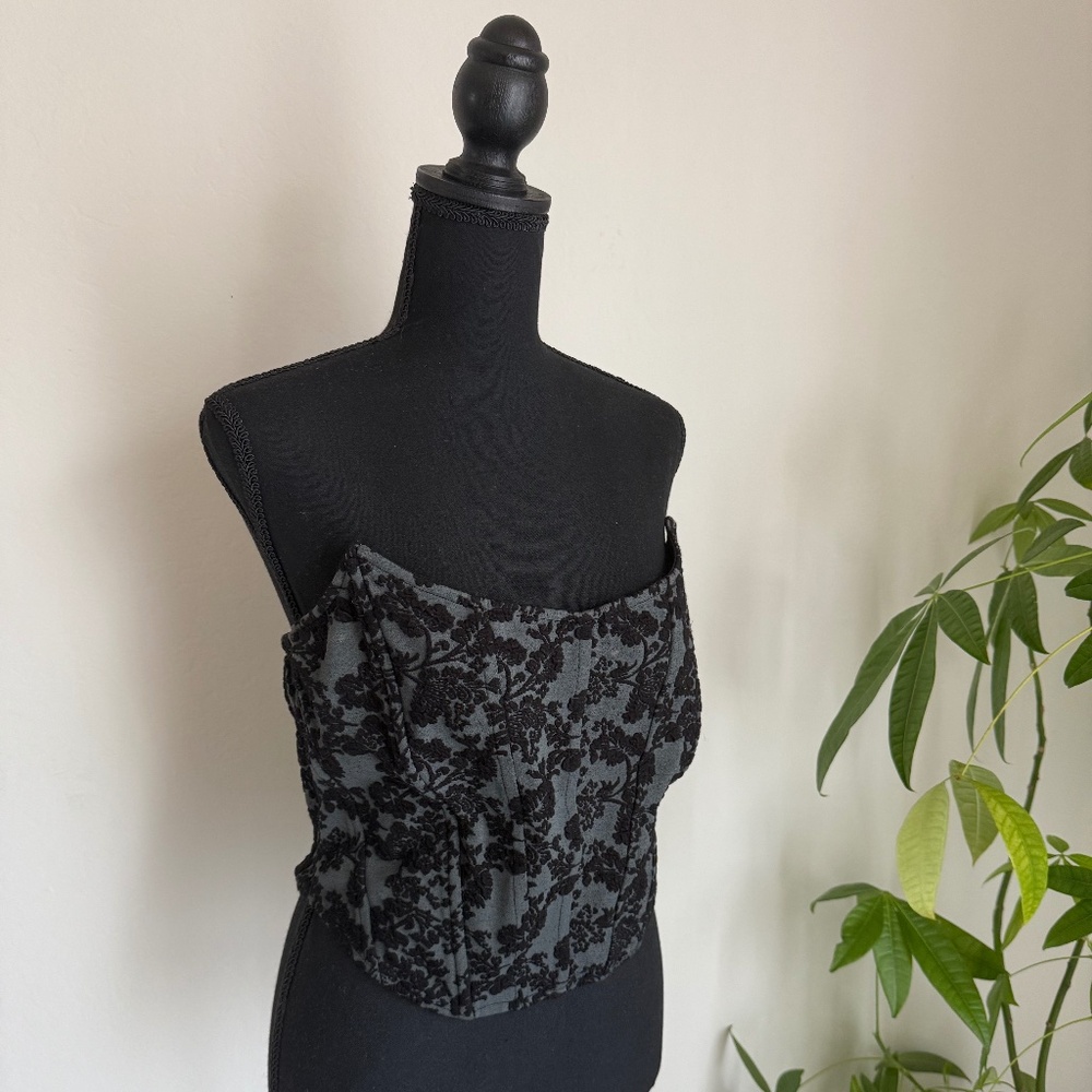 Velvet Black Corset (Medium)